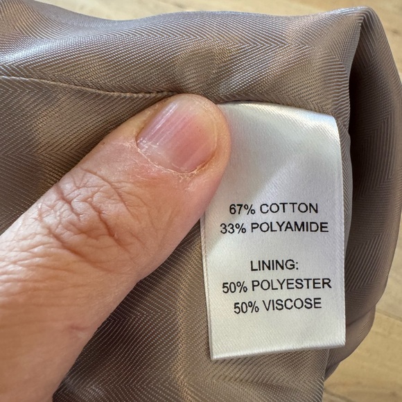 Pure Collection Beige Trench Coat Women’s Sz‎ XL NWT - Picture 7 of 8